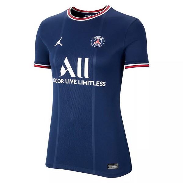 Trikot Paris Saint Germain Heim Damen 2021-22 Blau Fussballtrikots Günstig